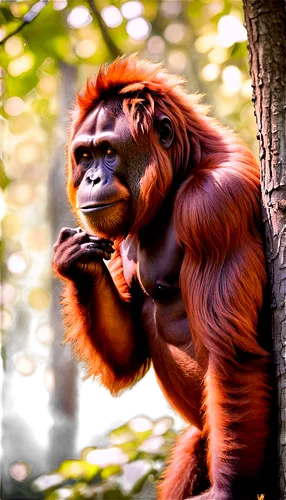 orangutan,orang utan,barbary ape,orangutans,primate,bornean,utan,shabani,uakari,tierpark,prosimian,crab-eating macaque,orang,gigantopithecus,chestnut tiger,zoo brno,primatology,barbary monkey,primatologist,monkeying,Art,Classical Oil Painting,Classical Oil Painting 02