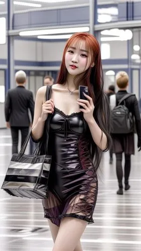 minjung,gain,the girl at the station,hara,woman holding a smartphone,spy visual,jangmi,saleslady,haeju,redhead doll,leatherette,toshiko,cigarette girl,joo,retro woman,mikasuki,asian woman,korea subway,ilhwa,chonnam