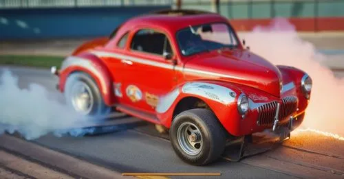  smoking tires,hotrod car,baja bug,hotrod,hot rod,opel record p1,austin 16 hp,retro vehicle,2cv,retro car,renault 4,firebrat,retro automobile,turbo,burnout fire,3d car model,140 hp,citroen duck,volksw