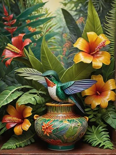 tropical birds,tropical bird,tropical floral background,flower and bird illustration,tropical bird climber,bird of paradise,an ornamental bird,bird-of-paradise,ornamental bird,bird painting,exotic bird,humming bird,flower bird of paradise,toucans,cuba-hummingbird,floral and bird frame,humming bird pair,magnolia warbler,colorful birds,decoration bird,Illustration,Realistic Fantasy,Realistic Fantasy 31