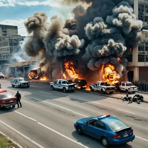 fire in houston,sweden fire,carmageddon,burning of waste,burnout fire,demolition derby,Photography,General,Realistic