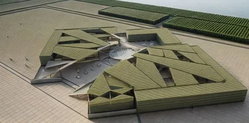 scale model,solar cell base,cooling tower,3d rendering,helipad,concrete plant,concrete ship,roof panels,folding roof,military fort,hydropower plant,bunker,concrete construction,roof plate,artificial i