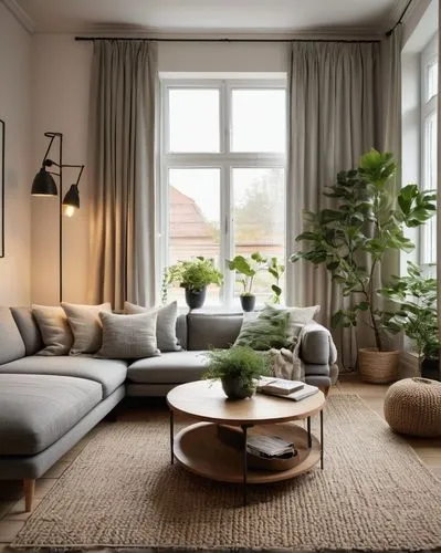 scandinavian style,danish furniture,livingroom,living room,apartment lounge,home interior,sitting room,soft furniture,danish room,modern decor,furnishing,modern minimalist lounge,an apartment,modern living room,contemporary decor,interior decor,sofaer,modern room,interior design,danish house,Illustration,Realistic Fantasy,Realistic Fantasy 29