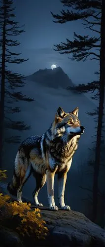 howling wolf,tamaskan dog,constellation wolf,european wolf,two wolves,wolf couple,werewolves,wolves,wolfdog,canis lupus tundrarum,wolf hunting,canis lupus,sakhalin husky,west siberian laika,werewolf,dusk background,howl,northern inuit dog,wolf,gray wolf,Art,Artistic Painting,Artistic Painting 50