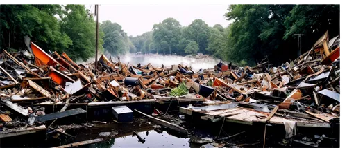 boat yard,gamonal,salvage yard,jasenovac,scrap yard,xochimilco,wacken,puy du fou,wuxia,torpids,shahbag,hellfest,inundated,canoes,trash land,sieges,destroyed area,pikemen,barricades,tomorrowland,Conceptual Art,Oil color,Oil Color 18