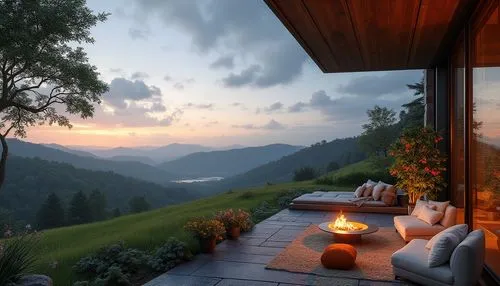 amanresorts,the cabin in the mountains,window view,home landscape,front porch,chalet,austria,roof landscape,munnar,beautiful landscape,beautiful home,house in mountains,house in the mountains,lefay,windows wallpaper,roof terrace,seclude,serenity,thekkady,evening atmosphere,Photography,General,Realistic