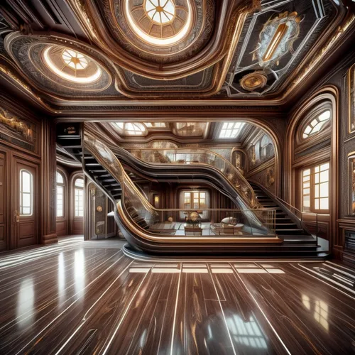 winding staircase,wooden floor,spiral staircase,hardwood floors,fractal environment,staircase,art deco,circular staircase,wood floor,woodwork,wooden stairs,empty interior,floors,luxury decay,interiors,biomechanical,ufo interior,wood grain,wood flooring,winding steps