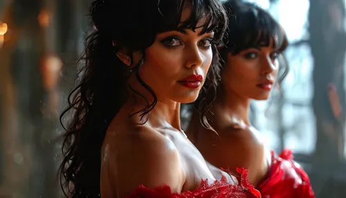 chitrangada,saawariya,vampirella,kangana,shraddha,jameela,agneepath,barfi,layla,vassey,nadiadwala,tassafaronga,mastani,adakhan,shruti,kangna,behindwoods,burlesque,doll looking in mirror,katrina