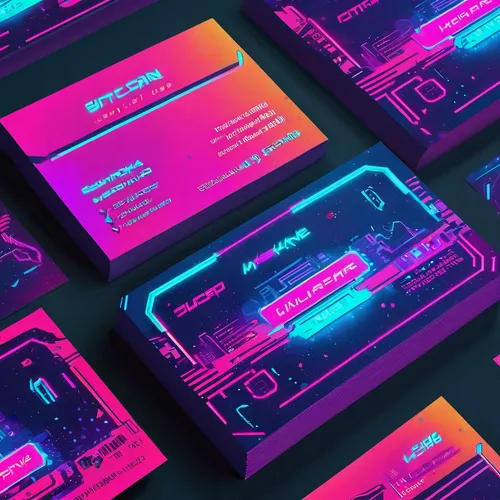 Creative ideas for making your own customized business card,cassettes,cassette,neon coffee,neon drinks,business cards,80's design,microcassette,neon ghosts,neon tea,graphic card,cassette tape,audio ca