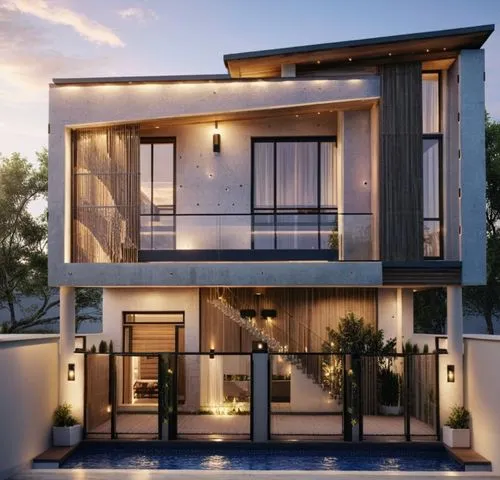 fresnaye,modern house,3d rendering,render,seminyak,holiday villa,modern architecture,block balcony,samui,residential house,smart house,two story house,frame house,floorplan home,contemporary,cubic house,dreamhouse,smart home,beautiful home,wooden house,Photography,General,Commercial