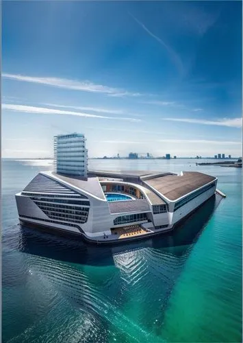 ocean integrated with the sky  ,largest hotel in dubai,maldives mvr,very large floating structure,passenger ship,cruiseferry,cruise ship,jumeirah beach hotel,oasis of seas,willemstad,elbphilharmonie,s