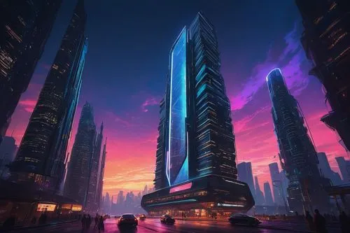 futuristic landscape,cybercity,futuristic architecture,coruscant,skyscrapers,skyscraper,the skyscraper,cybertown,cyberport,sky space concept,skycraper,skyscraping,supertall,skylstad,megacorporation,futuristic,cityscape,ordos,megacorporations,barad,Art,Classical Oil Painting,Classical Oil Painting 44