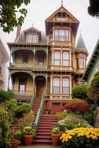 henry g marquand house,old victorian,victorian house,victorian,queen anne,duboce,painted lady,marylhurst,haight,victorians,brownstones,taraval,victoriana,sanfrancisco,divisadero,san francisco,ravenswood,sausalito,innkeepers,rowhouses,Illustration,Paper based,Paper Based 12