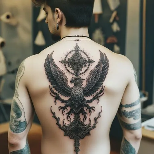 winged heart,lotus tattoo,my back,tatuus,mesodermal,raijin,ribs back,bird wings,deathbird,with tattoo,inked,tatman,ravn,tattooist,tattoed,sternum,baphomet,tattooists,tattoo,tatoo