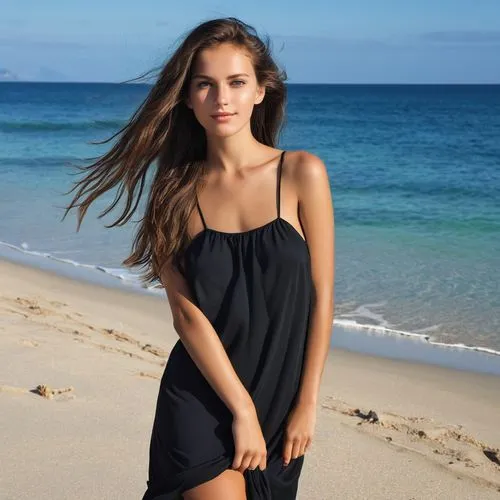 little black dress,black dress with a slit,black dress,in a black dress,black dresses,girl on the dune,beach background,on the beach,one-piece swimsuit,strapless dress,in black,one-piece garment,beautiful beach,girl in swimsuit,black pearl,tankini,by the sea,beachhouse,walk on the beach,sand seamless,Photography,General,Realistic