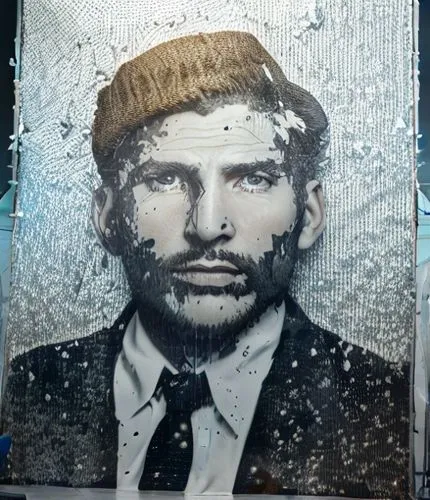 che,multi layer stencil,guevara,stencil,yuri gagarin,atatürk,che guevara,cd cover,streetart,grafitti,the laser cuts,brooklyn street art,lincoln,jigsaw puzzle,iceman,berger picard,abe,street artist,rorschach,plastic arts