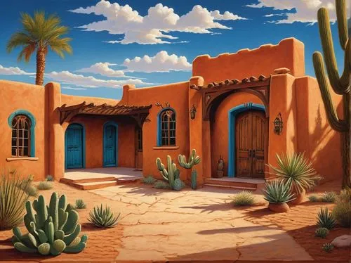 desert landscape,desert desert landscape,desert,hacienda,desert background,santa fe,tuscon,arizona,pueblo,the desert,sonoran,pueblito,cacti,calexico,world digital painting,casa,casitas,mexican painter,semidesert,desertlike,Conceptual Art,Daily,Daily 33