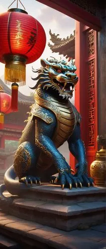 barongsai,daojin,qinglong,golden dragon,dojo,nezha,taoism,guangzhao,zhenguo,wuhuan,sanfeng,qingcheng,shangguan,jinchuan,khenin,jinwei,jianzhu,zunghar,shaozhong,shengjun,Illustration,Japanese style,Japanese Style 12