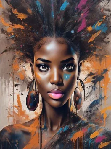 african woman,african art,boho art,world digital painting,digital art,african culture,mystical portrait of a girl,african american woman,nigeria woman,black woman,afro-american,art painting,fantasy portrait,digital artwork,digital painting,girl portrait,oil painting on canvas,african,afroamerican,afro american