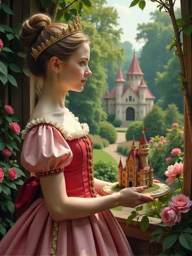 fairy tale,girl in the garden,rapunzel,fairy tale character,fairytale,belle