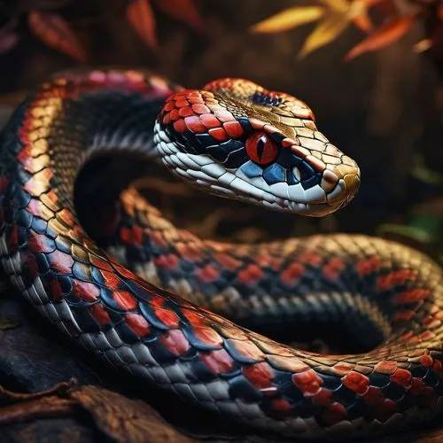 vipera,african house snake,red tailed boa,corn snake,reticulatus,kingsnake,rat snake,pitviper,nonvenomous,garter snake,venomous snake,serpiente,everglades rat snake,lampropeltis,liophis,pantherophis,keelback,red bellied black snake,rattlesnake,trimeresurus,Photography,Artistic Photography,Artistic Photography 04