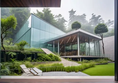 cube house,snohetta,cubic house,forest house,modern house,glass facade,Photography,General,Realistic