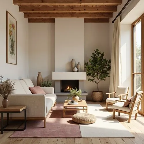 living room,sitting room,livingroom,home interior,loft,modern living room,wooden beams,contemporary decor,modern decor,scandinavian style,fireplace,interior design,modern minimalist lounge,fire place,interior decor,interior modern design,family room,furnishings,soft furniture,danish furniture