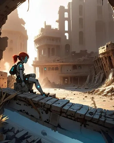 transistor,ruins,ruin,gunkanjima,hawken,celldweller,Conceptual Art,Sci-Fi,Sci-Fi 17