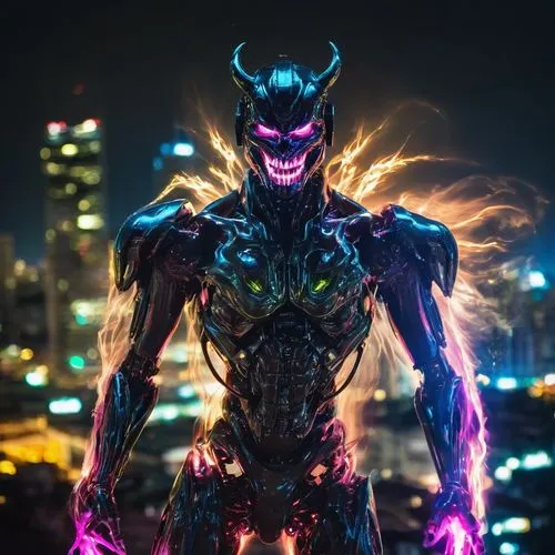 alien warrior,nebula guardian,electro,cynosbatos,transformer,venom,predator,megatron,lantern bat,evangelion evolution unit-02y,neon body painting,green goblin,devil,evangelion unit-02,eva unit-08,supervillain,figure of justice,butomus,sea devil,dark suit,Photography,Artistic Photography,Artistic Photography 04