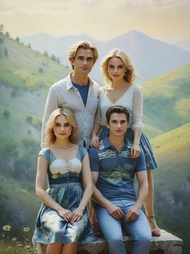 a modern family photo,the cast of'breaking dawn ',armenians,smolyan,adygea,dagestan,scythian,daghestan,Photography,Documentary Photography,Documentary Photography 25