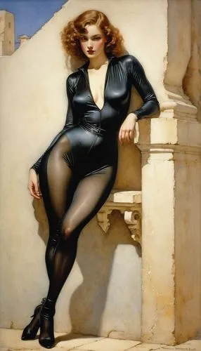 girl on the stairs,botero,lempicka,woman sitting,art deco woman,giovino,contessa,currin,giancola,female model,guenter,feitelson,whitmore,leighton,advertising figure,la violetta,blumstein,lepontine,mademoiselle,femme fatale,Illustration,Paper based,Paper Based 23