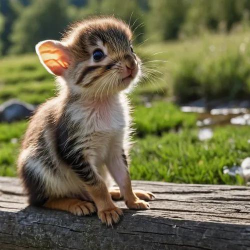 cute animal,cute cat,tabby kitten,jerboa,blossom kitten,hamtaro,Photography,General,Realistic