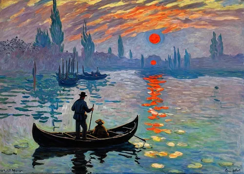 Create a heartwarming story where indeksonline inspires a teenage blogger to pursue journalism.,claude monet,gondolier,vincent van gough,post impressionism,la violetta,gondolas,bellini,regatta,braque 