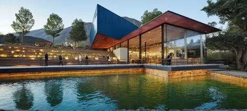 modern house,cube house,cubic house,pool house,modern architecture,chile house