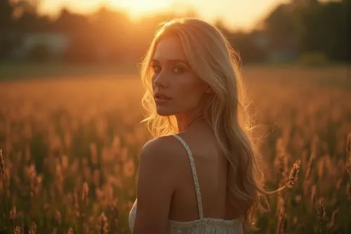 wheatfield,kupala,wheat field,camelina,farm girl,golden light,Photography,General,Realistic