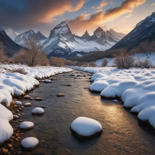 snowy mountains,snowy peaks,landscape mountains alps,argentine patagonia,snow landscape,snowy landscape,chamonix,landscapes beautiful,winter landscape,beautiful landscape,landscape photography,mountain river,alpine landscape,ice landscape,snow mountains,the alps,nature wallpaper,mountains snow,grand teton,swiss alps,Photography,General,Natural