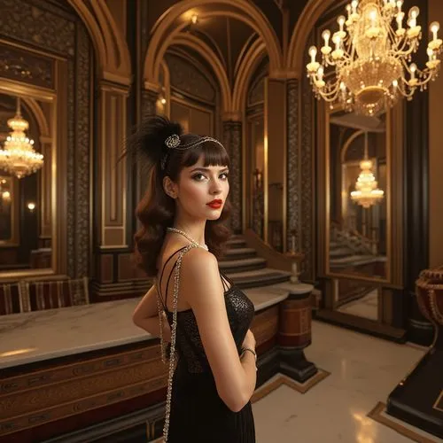 roaring 20's,flapper,roaring twenties,claridge,phryne,speakeasy,art deco woman,art deco,art deco background,derivable,flappers,leighton,baccarat,vesper,mouret,claridges,victoriana,millinery,twenties,stately,Photography,General,Realistic