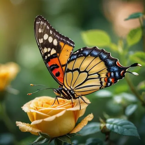 butterfly on a flower,western tiger swallowtail,orange butterfly,swallowtail butterfly,ulysses butterfly,eastern tiger swallowtail,butterfly floral,butterfly isolated,butterfly background,passion butterfly,golden passion flower butterfly,palamedes swallowtail,french butterfly,eastern black swallowtail,tropical butterfly,hybrid swallowtail on zinnia,swallowtail,monarch butterfly,isolated butterfly,viceroy (butterfly),Photography,General,Cinematic