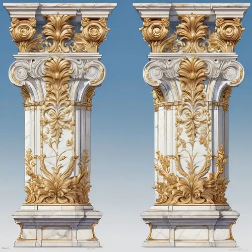 corinthian order,pillar capitals,pilasters,columns,pillars,pilaster,columned,tabernacles,entablature,candelabras,three pillars,mouldings,ornamental dividers,decorative fountains,baluster,mantelpieces,roman columns,sconces,pediments,ghiberti,Unique,Design,Character Design