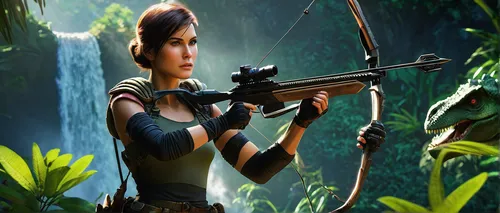 lara,katniss,girl with gun,girl with a gun,compound bow,mobile video game vector background,background ivy,sniper,woman holding gun,shooter game,rifle,jungle,insurgent,archer,rifleman,huntress,princess leia,airgun,vietnam,riffle,Photography,Black and white photography,Black and White Photography 11