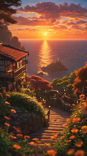 studio ghibli,ginkaku-ji,tsukemono,violet evergarden,japan landscape,beauty scene,theatrical scenery,beautiful japan,japanese background,golden pavilion,meteora,full hd wallpaper,ocean view,japanese waves,coast sunset,the golden pavilion,summer evening,evening atmosphere,japan's three great night views,japanese shrine,Photography,General,Commercial