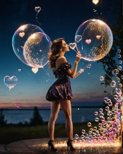 crystal ball-photography,soap bubbles,soap bubble,bubbles,inflates soap bubbles,bubble blower,giant soap bubble,little girl with balloons,think bubble,girl with speech bubble,bubble,bubbletent,lensball,fantasy picture,small bubbles,liquid bubble,talk bubble,crystal ball,photo manipulation,bubble mist,Conceptual Art,Fantasy,Fantasy 14