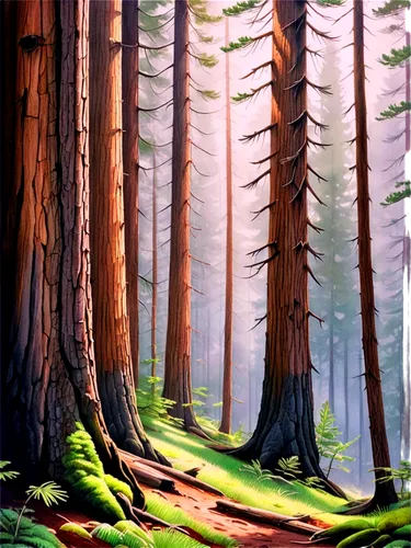 fir forest,coniferous forest,spruce forest,forest background,forest landscape,cartoon forest,forests,forest,pine forest,forested,forest glade,sequoias,cartoon video game background,the forests,pine trees,elven forest,mixed forest,the forest,redwood,northwest forest,Conceptual Art,Daily,Daily 17