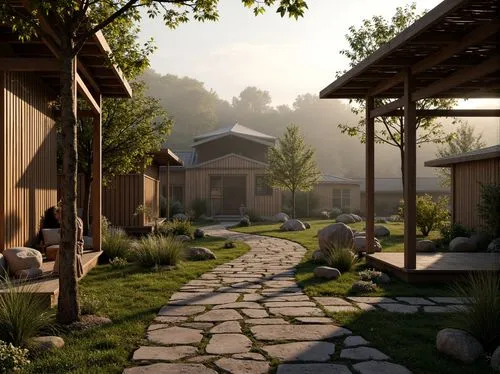 teahouse,zen garden,korean folk village,japanese zen garden,cryengine,dojo,sake gardens,render,ryokan,3d render,sansar,japanese garden,japanese garden ornament,riverwood,3d rendered,streamwood,3d rendering,teahouses,summer cottage,rendered