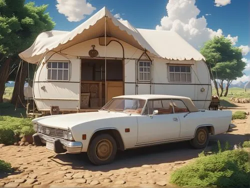 house trailer,mobile home,simca,teardrop camper,dacia,station wagon-station wagon,small camper,volvo amazon,retro vehicle,autumn camper,camper van isolated,2cv,restored camper,wooden car,little house,volvo 164,camping car,studio ghibli,small cabin,4cv,Photography,General,Realistic