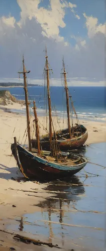 fishing boats,wooden boats,small boats on sea,el mar,boats in the port,boats,beach landscape,cape dutch,coastal landscape,boat on sea,boat landscape,sea landscape,landscape with sea,row boats,lev lagorio,rowboats,barque,fishing boat,wooden boat,sailer,Conceptual Art,Sci-Fi,Sci-Fi 01