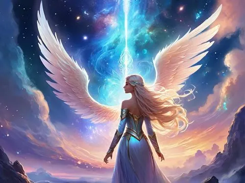 archangel,angel wing,angelfire,angel,light bearer,archangels,Illustration,Realistic Fantasy,Realistic Fantasy 01