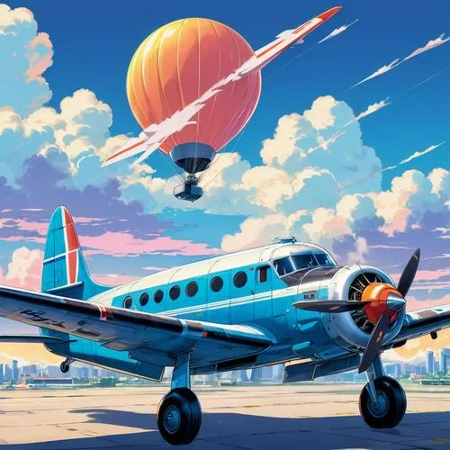 china southern airlines,aeroplane,plane,jet plane,aviation,sky,planes,corporate jet,airplanes,air transport,lockheed model 10 electra,world digital painting,air transportation,air ship,turboprop,aircraft,pilot,departure,experimental aircraft,fliederblueten,Illustration,Japanese style,Japanese Style 03