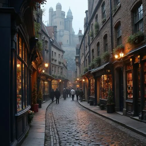 the cobbled streets,cowgate,medieval street,edinburgh,cobbled,martre