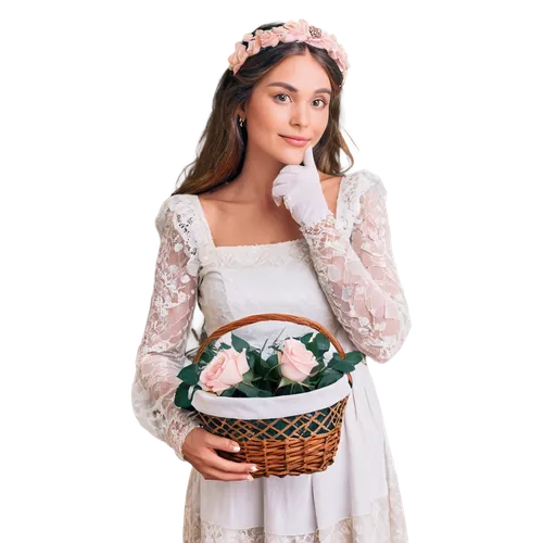 flowers in basket,abkhazian,flower basket,miss circassian,dirndl,sylphide,aromanians,sylphides,colombina,ostara,basket with flowers,imbolc,wicker basket,bosnian,girl in a wreath,pasqua,uzbek,easter theme,belarussian,basket maker,Conceptual Art,Oil color,Oil Color 12